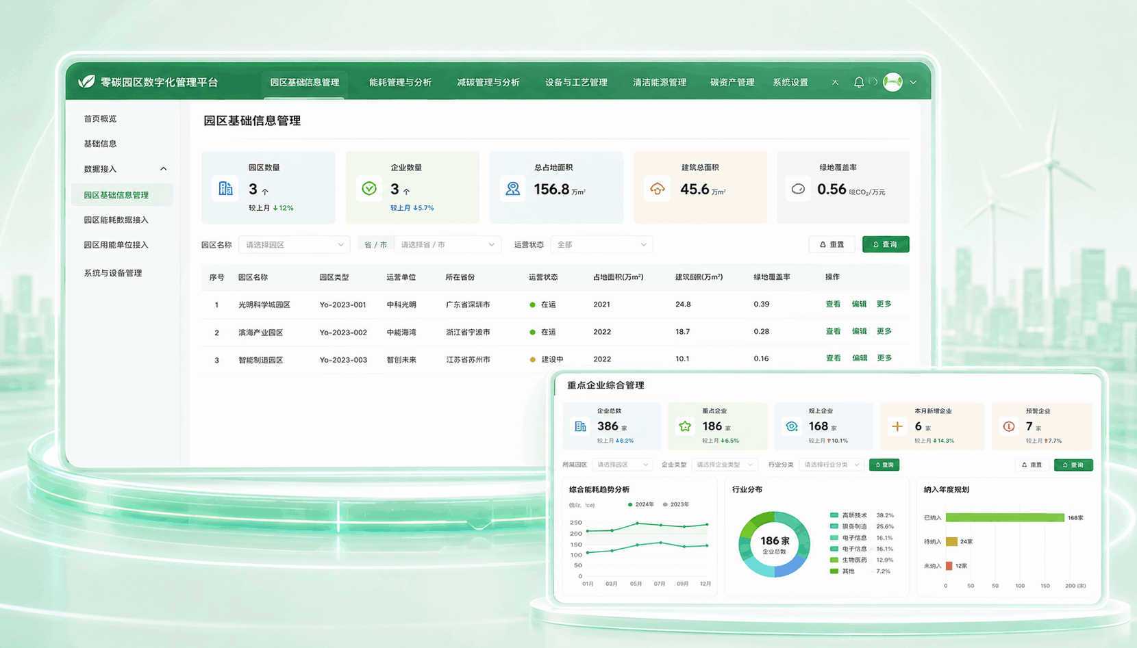 零碳园区能碳管理平台