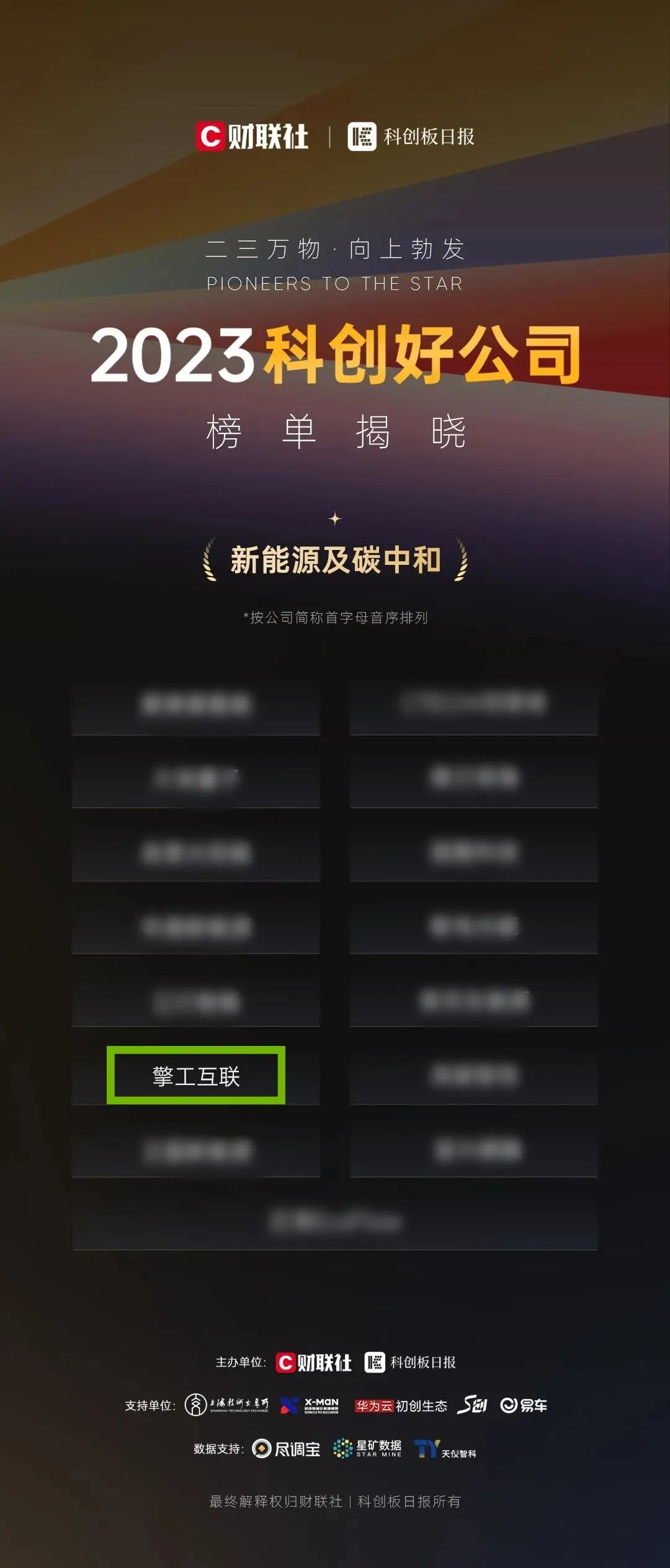 擎工互联获评2023科创好公司