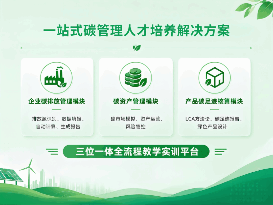 一站式碳管理人才培养解决方案